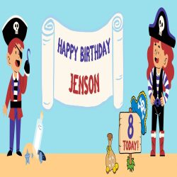 Pirate Birthday banner - 1