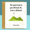 Funny 40th Birthday Card - Personalised inside if required - For Him or For Her - Perfect greetings card for someone turning 40 years old - Blank inside - Small