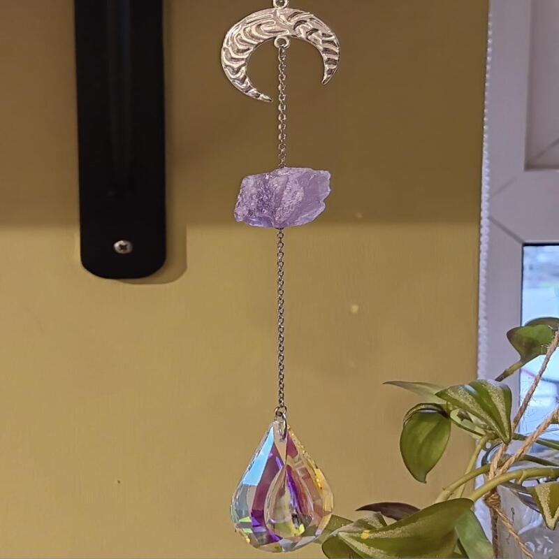 Rough Amethyst Sun Catcher