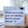 Show Support with this Custom Good Luck Card for GCSE or A-Level Students - GCSE