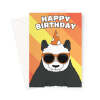 Panda Birthday Card - Cool Bear - A5 Portrait - 1 Card