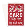 Witty Christmas Card - Bad Christmas Joke - A5 Portrait - 1 Card