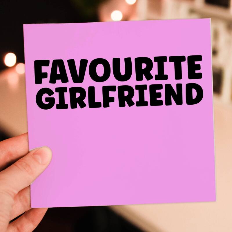 Funny favourite wife, husband, boyfriend, girlfriend Valentine's Day, Valentines, anniversary, love card (Size A6/A5/A4/Square 6x6") - A6: Single card - Blue