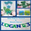 Personalised Dino Banner, ANY AGE Dino Party, Dinosaur Bunting, Dino Room Decor - 3