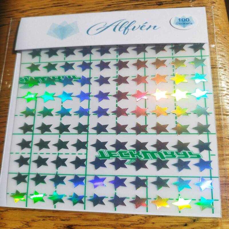 100 Star Stickers - 1 - Gold