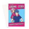 Anime-Zing Wife Birthday Card - A5 Portrait - 1 Card