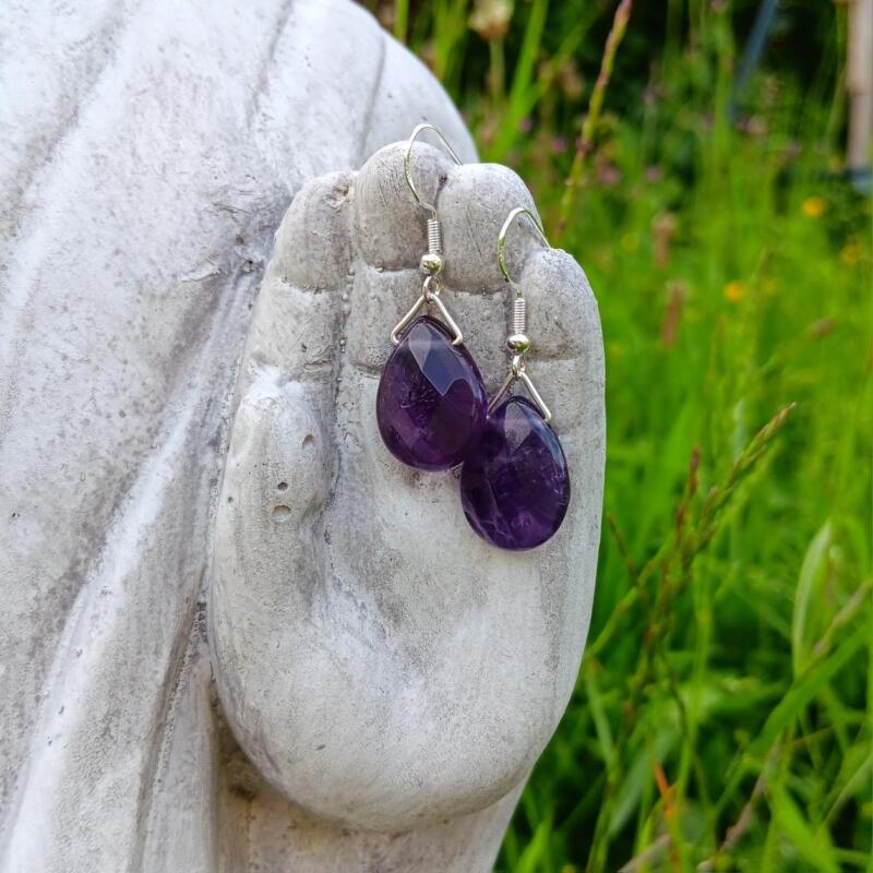 Amethyst Earrings - Protection