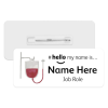 #hello my name is... Name Badge - Watercolour Drip