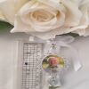 PHOTO INCLUDED Personalised Large Bridal Bouquet Photo Charm,Wedding bouquet  - 55mm x 48mm
