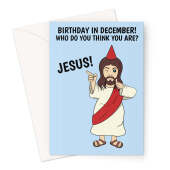 Funny December Birthday Card