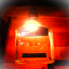 Gentleman Jack  - Copper frame Bottle table lamp - Original - Upcycled - Man/She Cave - Fathers/Mother Day - Gifts For Him/Her