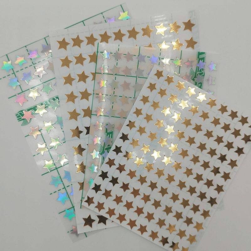 100 Star Stickers - 1 - Gold