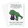 Happy Birthday Card For Her - Funny Meme Favourite Dinosaur - A5 Greeting Card - A5 Portrait - 1 Card