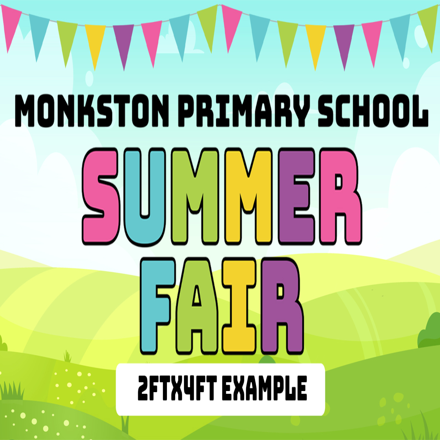 Summer Fair Banners - 2' x 4'