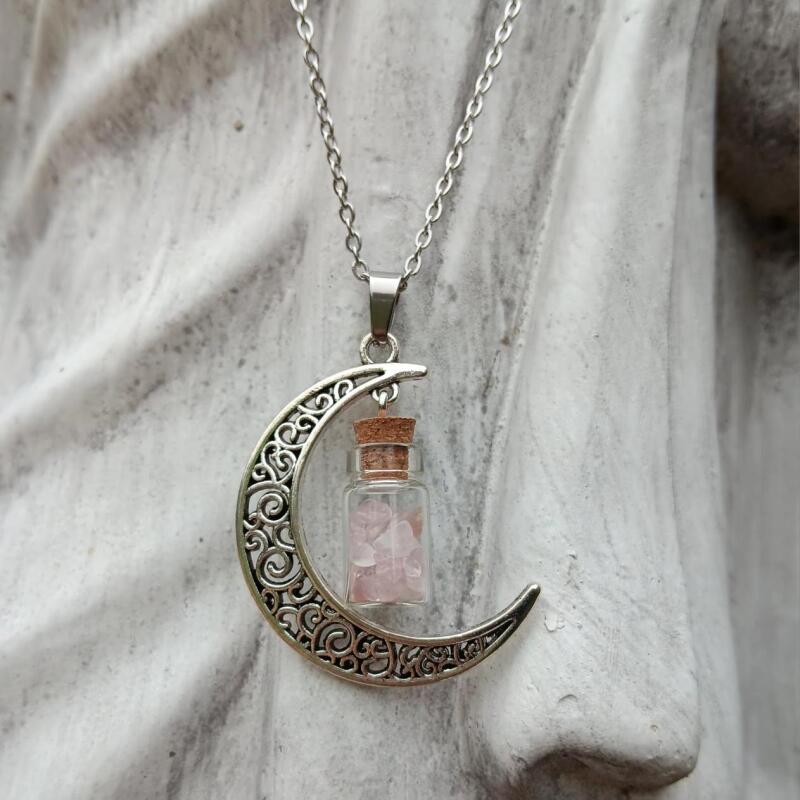 Rose Quartz Necklace - Romance