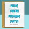 Funny 40th Birthday Card - Personalised inside if required - For Him or For Her - Perfect greetings card for someone turning 40 years old - Blank inside - Regular - Matte