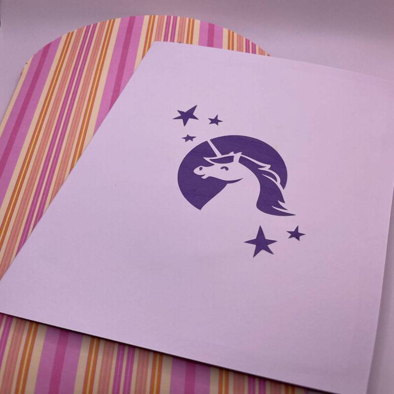 Magical Unicorn Surprise: Handcrafted Pop Up Greeting Card
