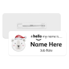 #hello my name is... Name Badge - Christmas Polar Bear