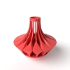 The Savi Short Vase, Modern and Unique Home Decor for Dried and Preserved Flower Arrangement - Black