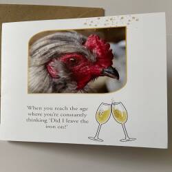 Birthday Card - Hen Chicken Funny Humour