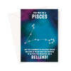 Pieces Rude Star Sign Birthday Card - A5 Portrait - 1 Card