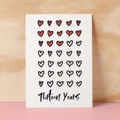 13th Wedding Anniversary Card For Wife Anniversary Card for Husband or Boyfriend Anniversary Card Girlfriend Anniversary Thirteen Year