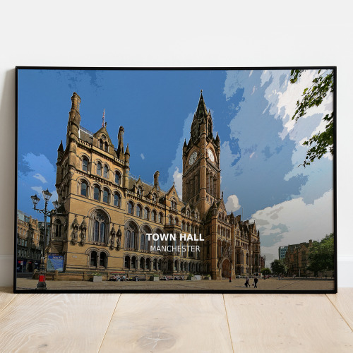 Town Hall - Manchester - Print