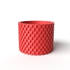 The Cheo Planter Pot with Drainage Tray & Stand: Modern and Unique Home Decor for Plants and Succule - Black - 3"