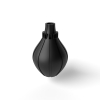 The Maven Vase, Modern and Unique Home Decor for Dried and Preserved Flower Arrangement - Black - Large