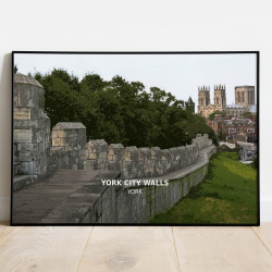 York City Walls - York - Print - A4 - Standard - Print Only