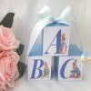 Handmade Peter Rabbit Baby Blocks,New Baby Gift, Peter Rabbit Nursery Decor - 4cm