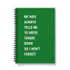 Funny Notebook For Husband From Wife - Write Jobs Down - A5 - Lined