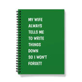 Funny Notebook For Husband From Wife - Write Jobs Down