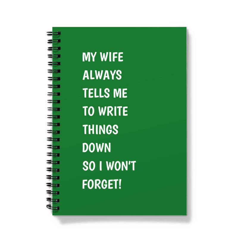 Funny Notebook For Husband From Wife - Write Jobs Down - A5 - Lined