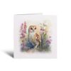 Notelet Card of a Owl For Anyone Any Occasion Card For Her or For Him Card For Birthday or Easter Card Thank You Card - Square (6x6) / Blank Message