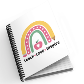 A5 Notebook - Teach Love Inspire