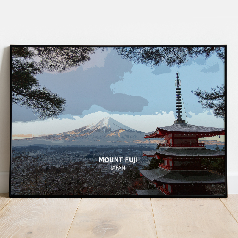 Mount Fuji - Japan - Print - A4 - Standard - Print Only