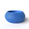 The Torme Planter Pot with Drainage Tray & Stand Included - Black - 3"