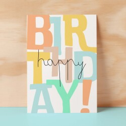 Birthday Card For Him Card For Friend Birthday Card For Her Card For Brother Birthday Card For Mum or Sister Birthday Card For Dad - Large (5x7) / Blank Message