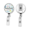 Personalised Metal ID Reel - Cute Easter Pattern