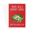 Dinosaur Happy Valentine's Day Card - A5 Portrait - 1 Card