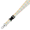 Double Breakaway Lanyard - Vintage Daisies