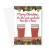 Funny Beer Christmas Card - A5 Portrait - 1 Card