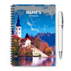 Lake Bled - Slovenia - A5 Notebook - Single Note Book