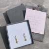 Best friend gift earrings - Silver