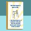 Funny 36th Birthday Card - Personalised inside if required - For Him or For Her, brother, sister, friend - Cheeky Card for 36 year old. - Blank inside - Regular - Matte