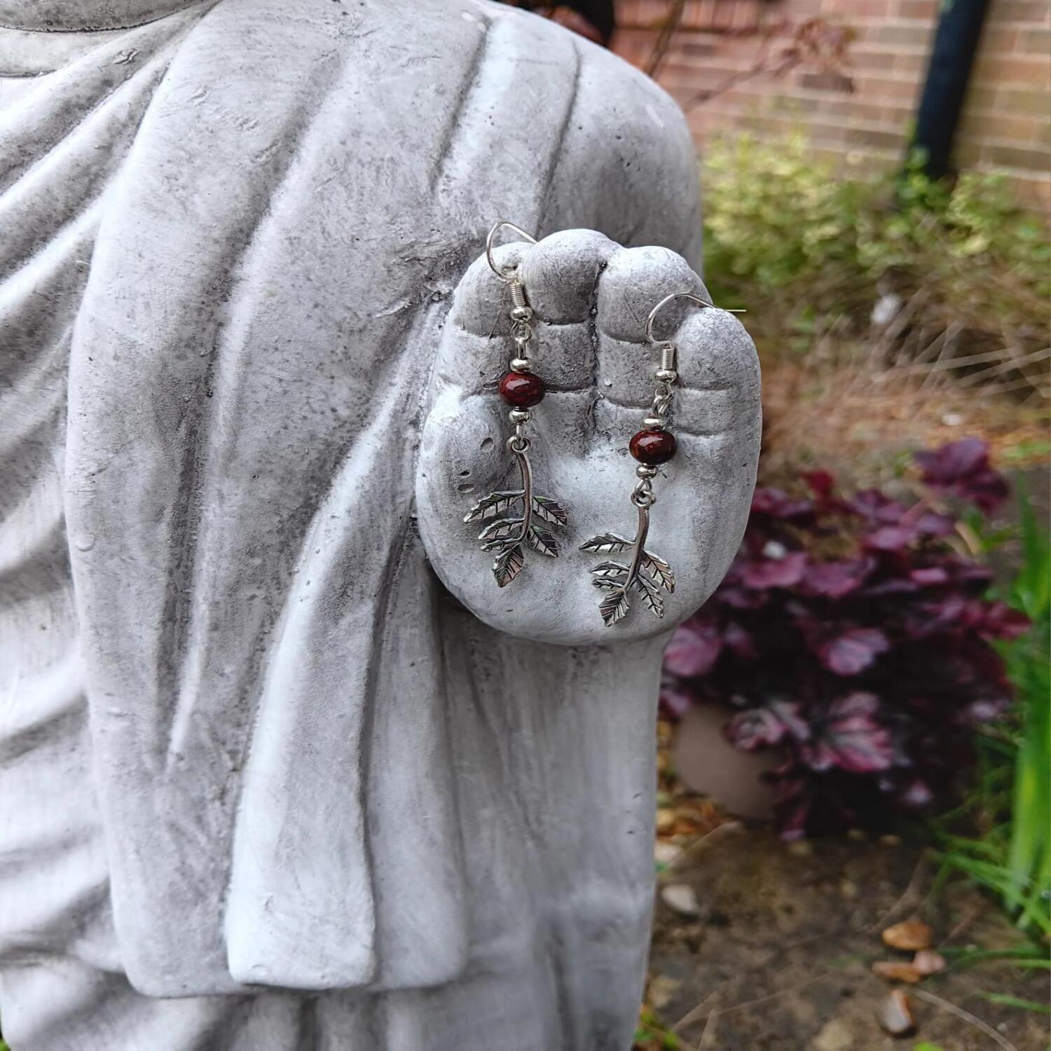 Red Jasper Earrings - Serenity