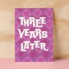 3rd Wedding Anniversary Card For Wife Anniversary Card for Husband Anniversary Card For Boyfriend or Girlfriend Third Anniversary Gift - Large (5x7) / Blank Message