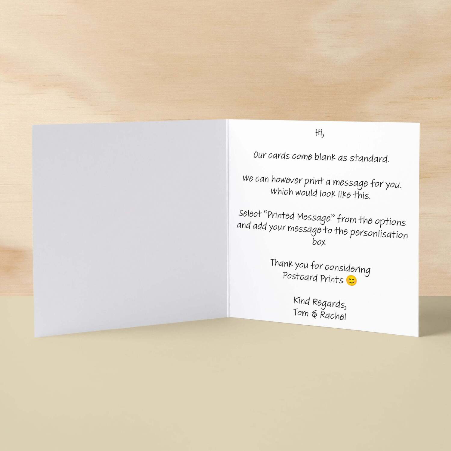 Anniversary Card For Boyfriend or Girlfriend Love You To The Moon Cute Card For Wife Love Card For Husband - Square (6x6) / Blank Message