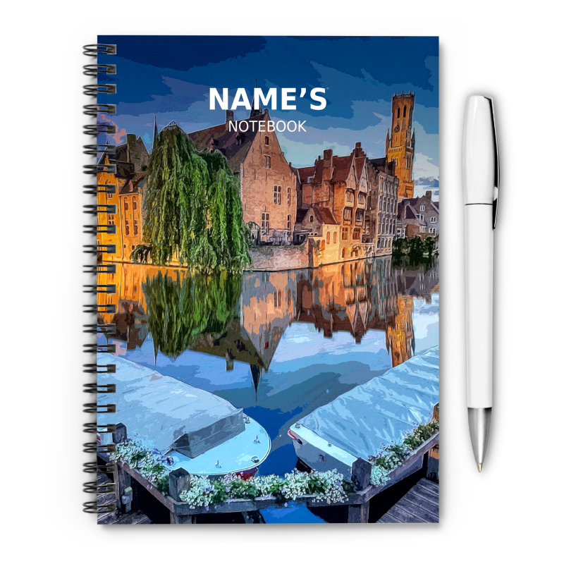 Bruges - Belgium - A5 Notebook - Single Note Book